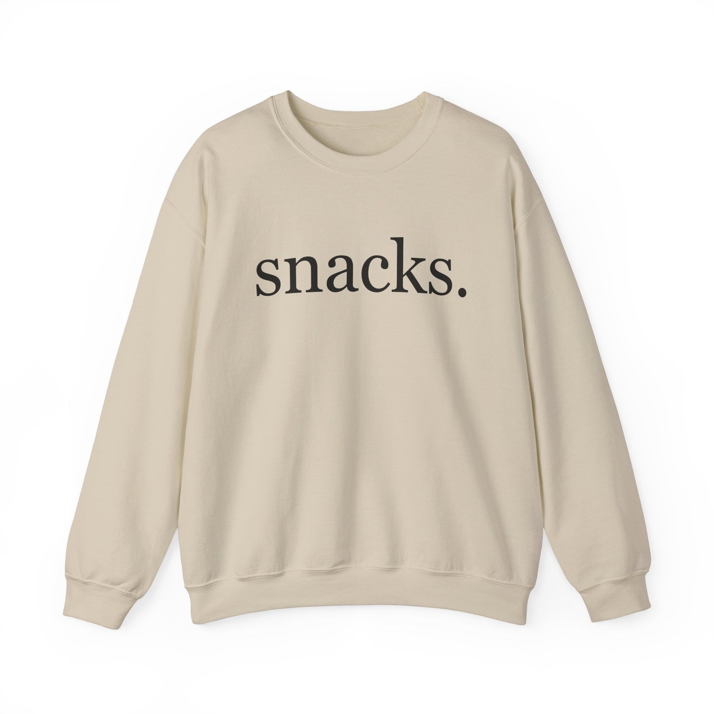 Cozy Girl "Snacks." Sweatshirt