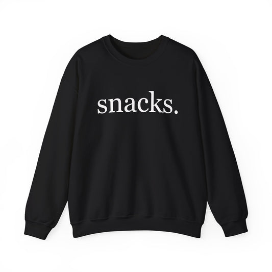 Cozy Girl "Snacks." Sweatshirt