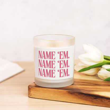 Bravo Lover Candle - Name 'Em